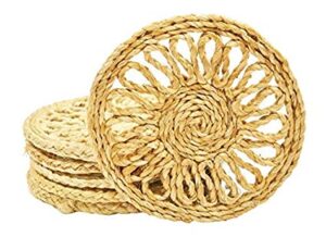 Watika Craft Natural Jute Placemat. Best for Bed-Side Table/Center Table, Dining Table/Shelves etc.set of 4 - Image 3