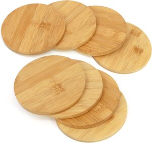 Watika Craft Wood Coaster For Kitchen Eco - Friendly Coaster set of 4