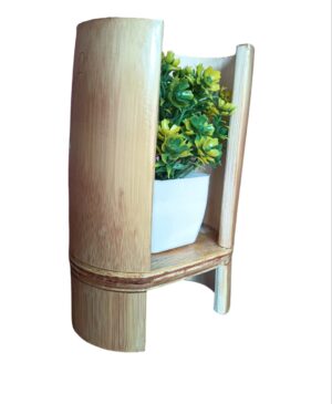 watika craft bamboo Pot for Plants Eco-friendly bamboo planter - Image 2