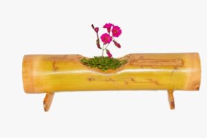 Wall Hanging Bamboo pots for Plants Hanging pots for Balcony (Counter Pot)