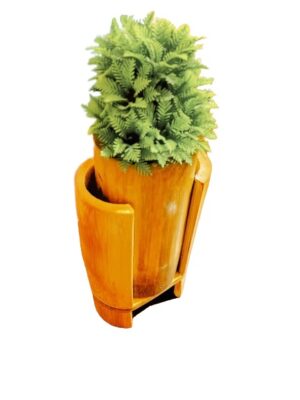 Table Top Indoor planter Pot hanging Pot Planter Bamboo Planter Succulent Planter - Image 4