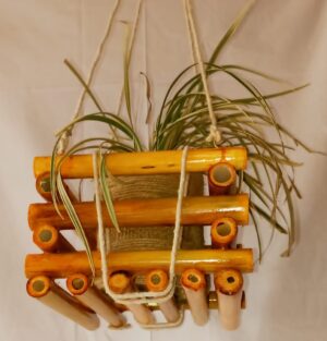 Wall Hanging Planter Pot Bamboo Planter Stylish Bamboo Planters jhumur planter