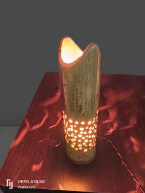 Watika Craft Bamboo table lamp For table stand Bamboo Lampshade - Image 3