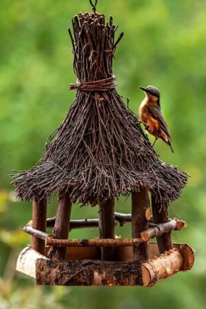 Watika Craft hand made Bird nest Natural Bird Nest for Happy Feathered Friends