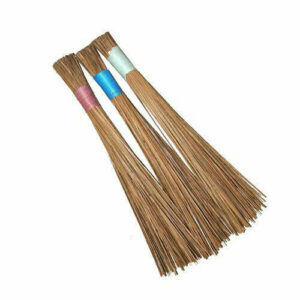 Watika Craft Outdoor Cleaning Natural And Pure Bamboo Seek Coconut Hard Floor Jhadu/Brooms Pack Of 2 - Image 2