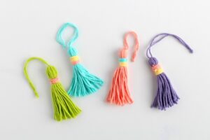 Watika Craft Jonaki Tassel Yarn tassel For wall decor yarn tassel Wool taasel Multi colour - Image 2