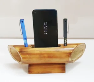 watika Craft Bamboo Mobile Holder | Charging Dock | Ideal Corporate Gift