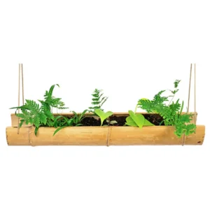 Watika Craft Bamboo Planter Eco- Friendly Bamboo Planter - Image 2